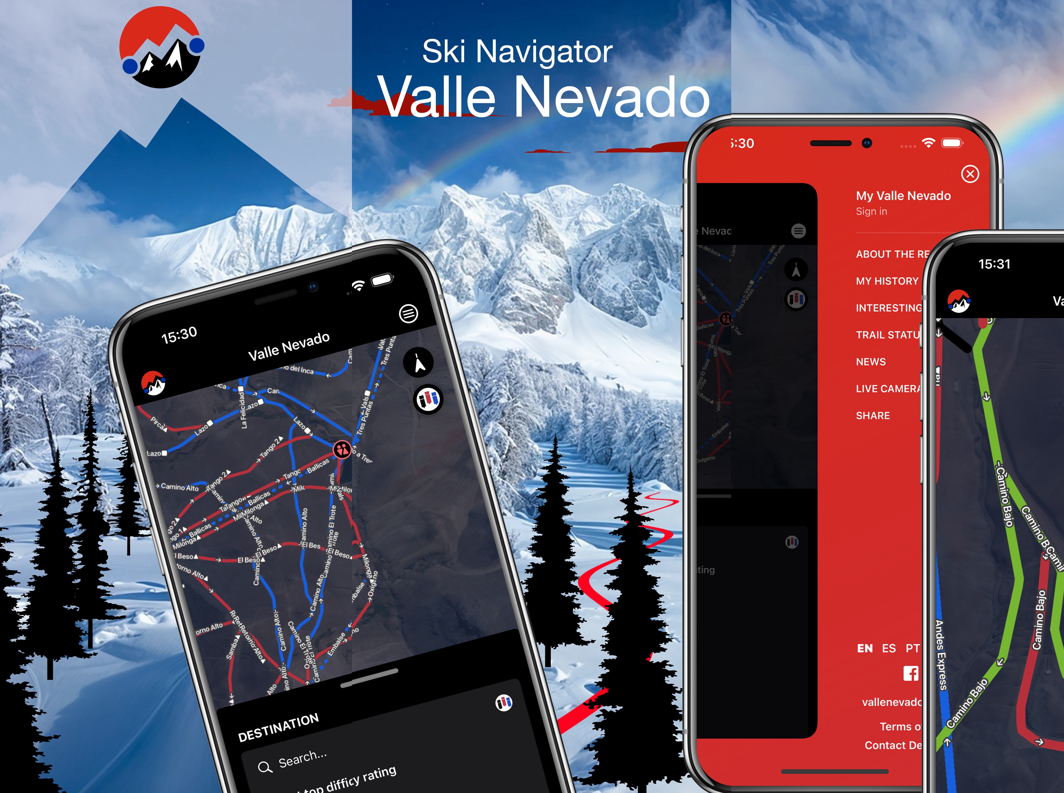 Valle Nevado skiing / Chile